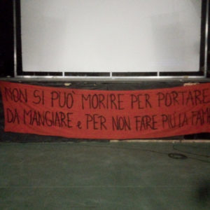 Our participation in the public meeting in Turin.